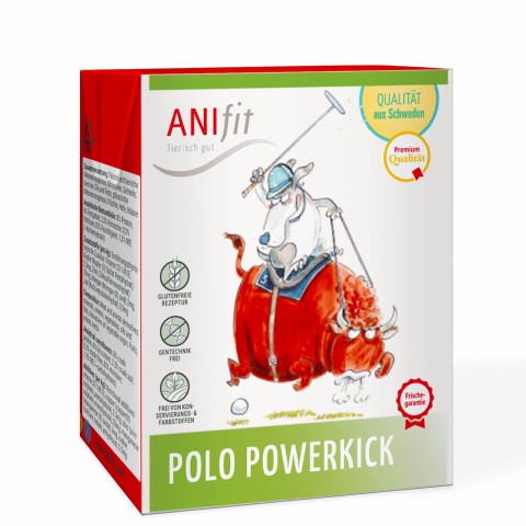 Dog Accessories Wet pet food Polo Powerkick 370g 6 Piece -1- Anifit