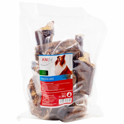 Dog Snacks Beef Lung (Rinderlunge) 200g 1 Piece -1- Anifit